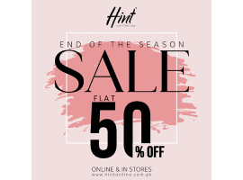 Hint End Of Season Sale FLAT 50% OFF on Limited stockimage-1609